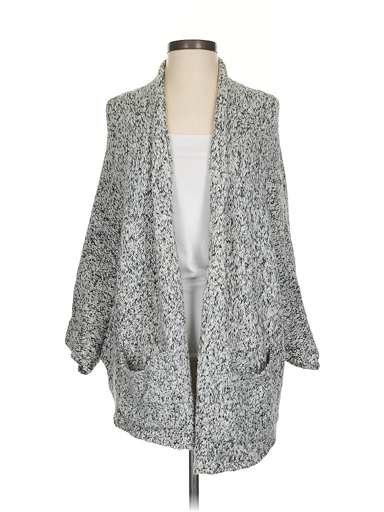 Pre-owned Lou & Grey Cardigan Sweater In Gray