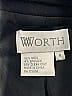 Worth Black Blue Wool Blazer Size 8 - photo 6