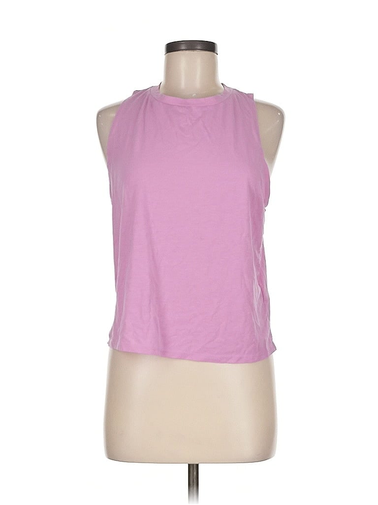 Pre-owned H&m Sport Sleeveless T-shirt In Pink