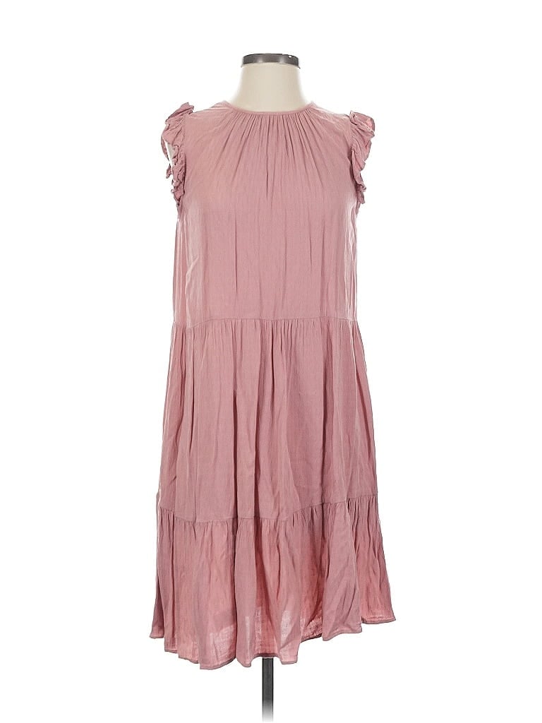 Pre-owned Ann Taylor Loft Outlet Casual Dress In Pink