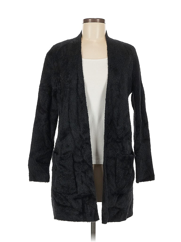 Pre-owned Love Token Cardigan Sweater In Black