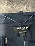Worth New York Plaid Blue Wool Pants Size 8 - photo 6