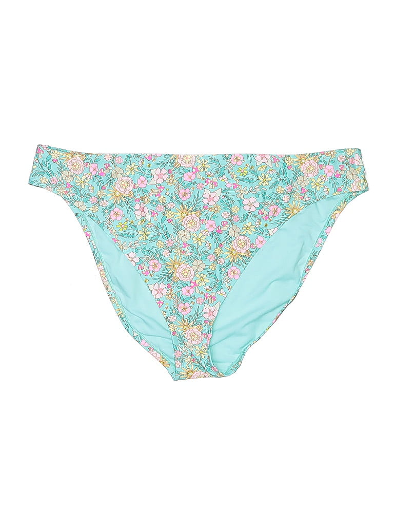 Pre-owned Wild Fable Swimsuit Bottoms In Blue