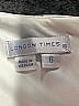 London Times Print Gray Cocktail Dress Size 6 - photo 7