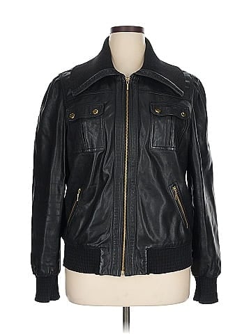 Trina Turk Leather Jacket (view 1)