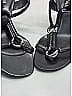 Prada Solid Black Leather Heel Sandals  Size EU 36 - photo 3