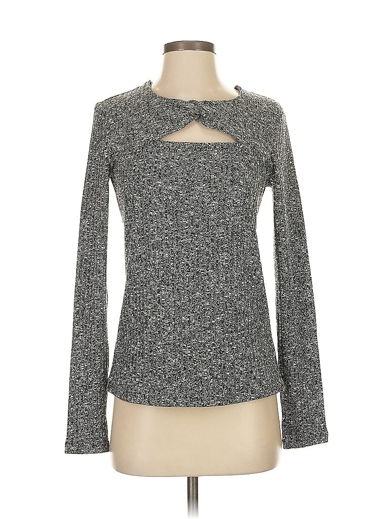 Pre-owned G By Giuliana Rancic Pullover Sweater In Gray