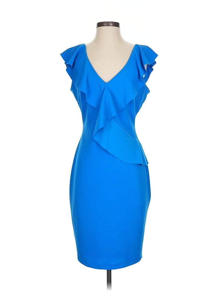 Alexia Admor Blue Cocktail Dress Size S - photo 1