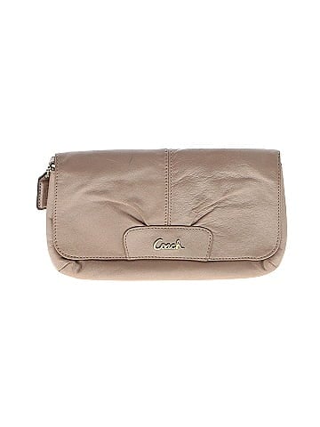 Coach Factory Leather Wristlet (view 1)