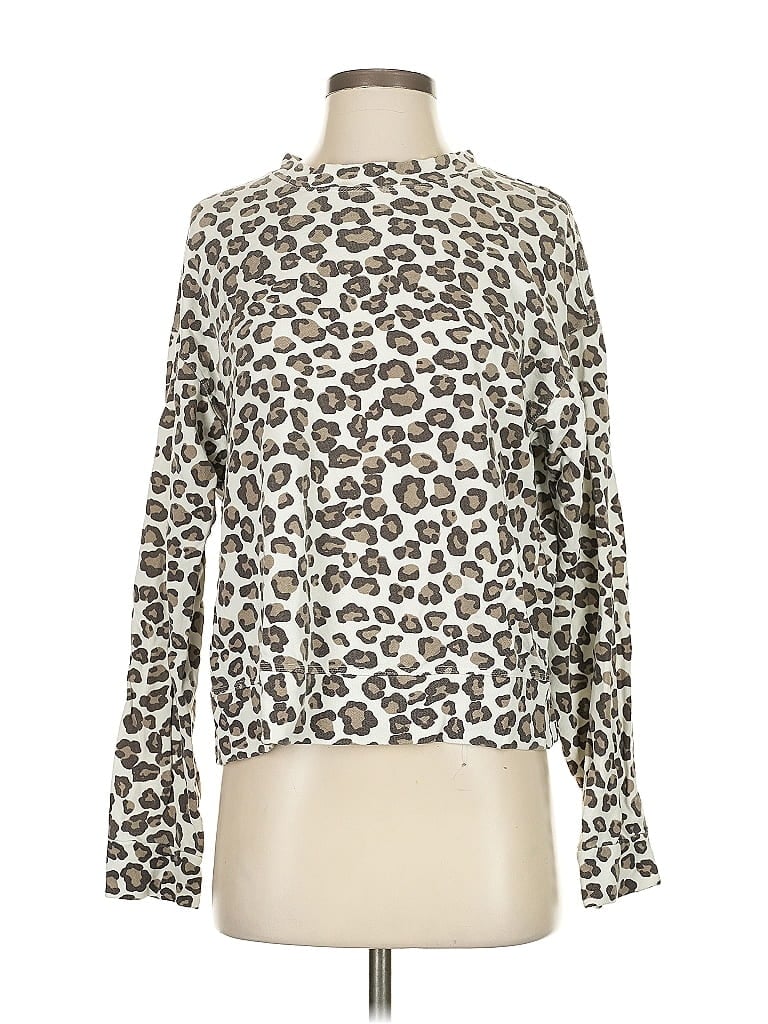 Monrow Ivory Long Sleeve Turtleneck Size S - photo 1