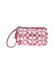 Coach Leather Wristlet