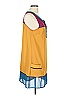 Blu Pepper 100% Polyester Color Block Yellow Casual Dress Size L - photo 3