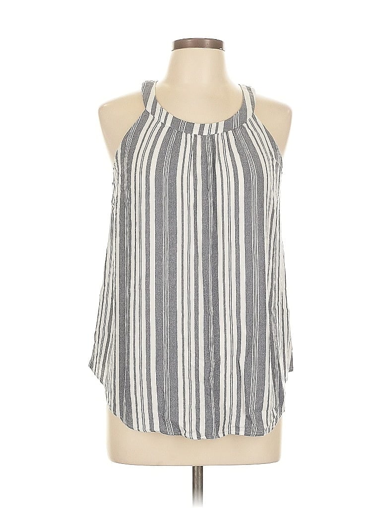 TORRID Pre-owned Sleeveless Blouse In Gray