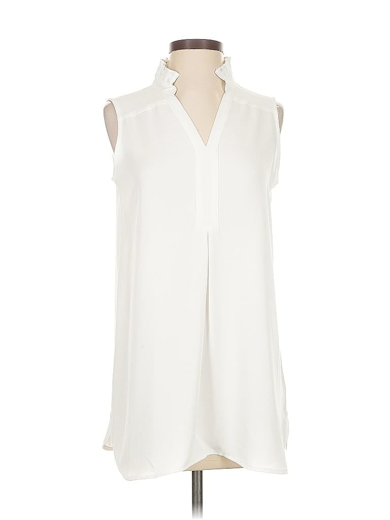 NIC + ZOE Pre-owned Sleeveless Blouse In White