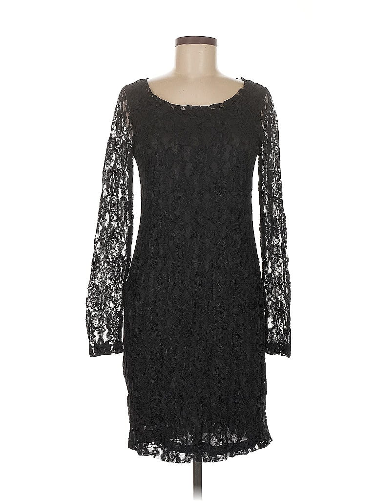 White + Warren Black Cocktail Dress Size M - photo 1