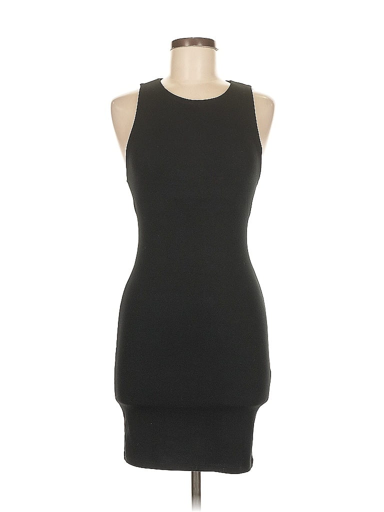 Pre-owned Zara Cocktail Dress In Black