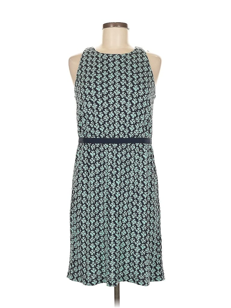 Pre-owned Ann Taylor Loft Outlet Casual Dress In Blue