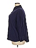 ELOQUII 100% Viscose Solid Blue 3/4 Sleeve Button-Down Shirt Size 20 - photo 5