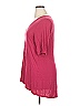 Torrid Burgundy 3/4 Sleeve T-Shirt Size 1X Plus (1) - photo 4