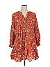 Terra & Sky Paisley Orange Casual Dress Size 0X - photo 1