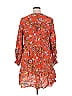 Terra & Sky Paisley Orange Casual Dress Size 0X - photo 3