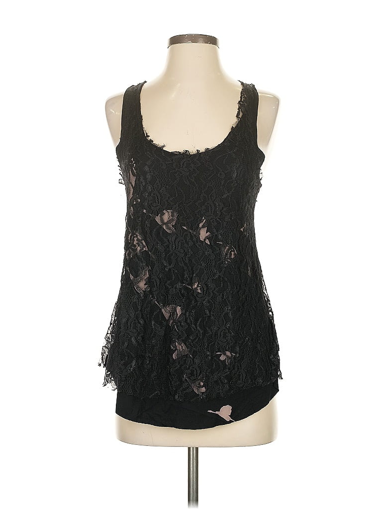Pre-owned Double Zero Sleeveless Blouse In Black
