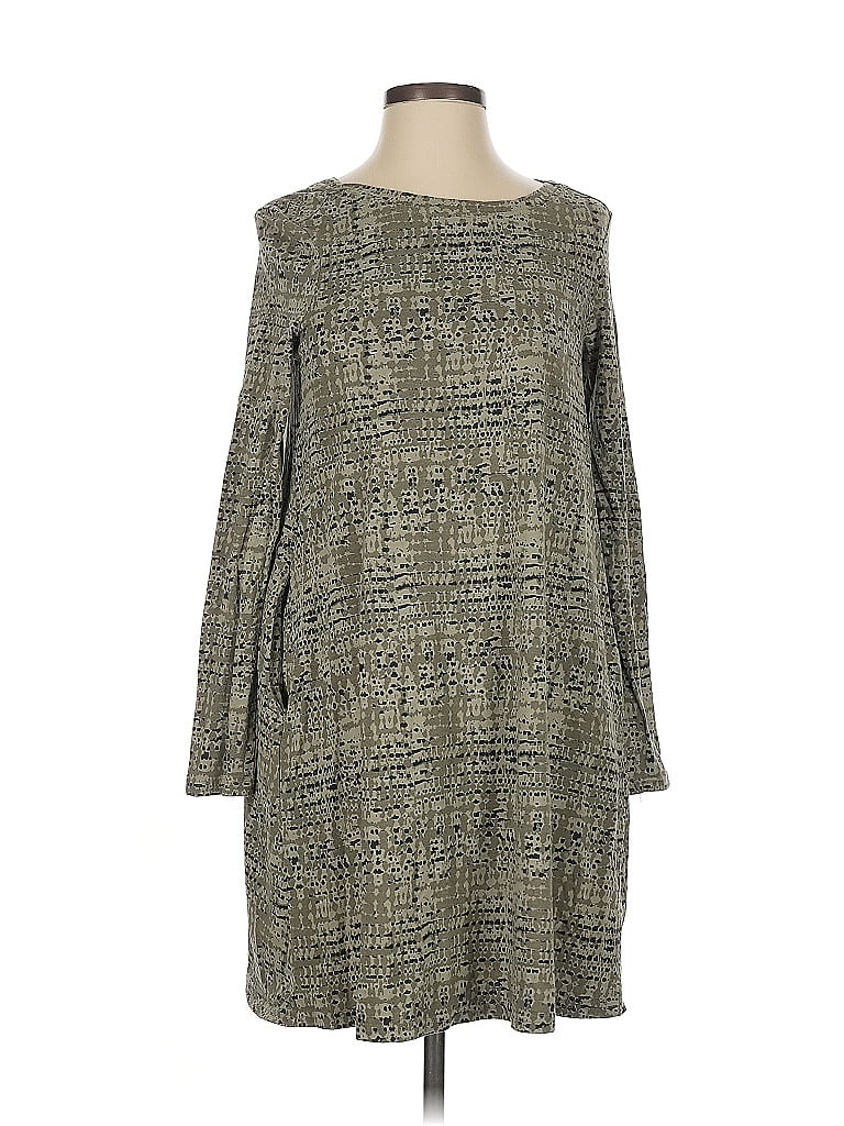 Pact Tweed Gray Casual Dress Size S - photo 1