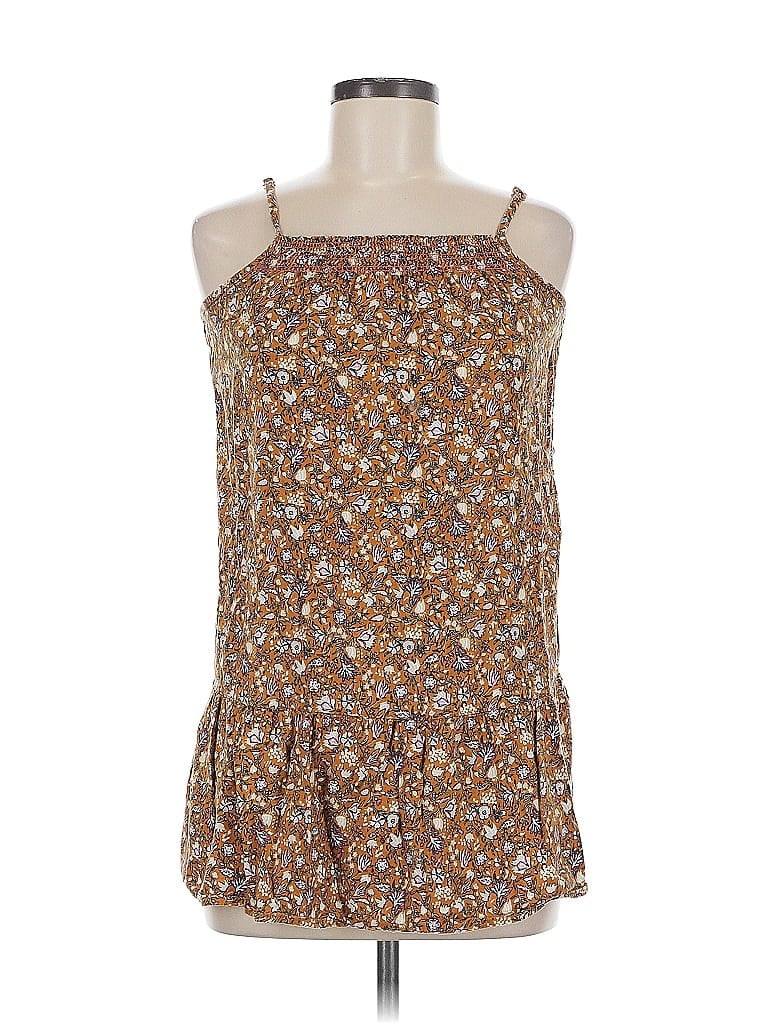 Pre-owned Old Navy Sleeveless Blouse In Brown