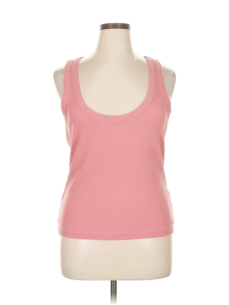 Pre-owned Banana Republic Factory Store Tank Top Pink Halter Neckline Tops