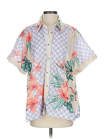 We the Free Short Sleeve Button-Down Shirt (view 1)