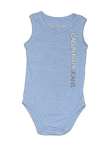 CALVIN KLEIN JEANS Short Sleeve Onesie (view 1)