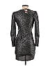 Necessary Objects Metallic Silver Cocktail Dress Size XS - photo 2