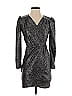 Necessary Objects Metallic Silver Cocktail Dress Size XS - photo 1