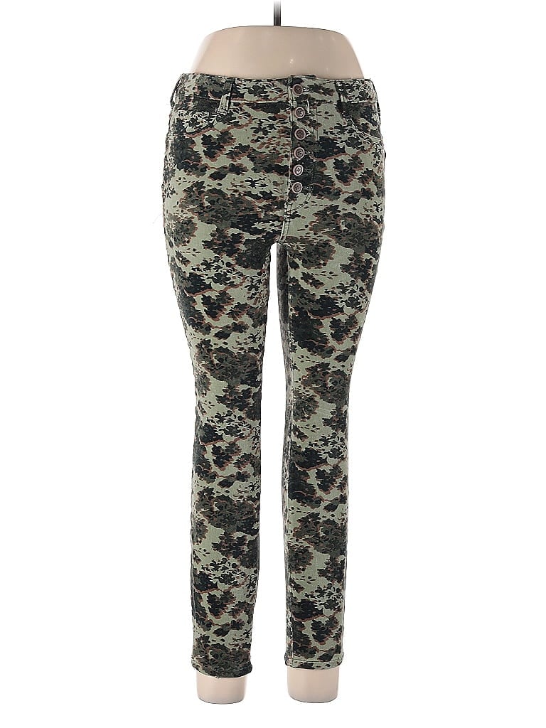 Pre-owned Pilcro By Anthropologie Active Pants In Green