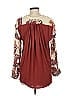 Tiny 100% Rayon Burgundy Long Sleeve Blouse Size M - photo 2