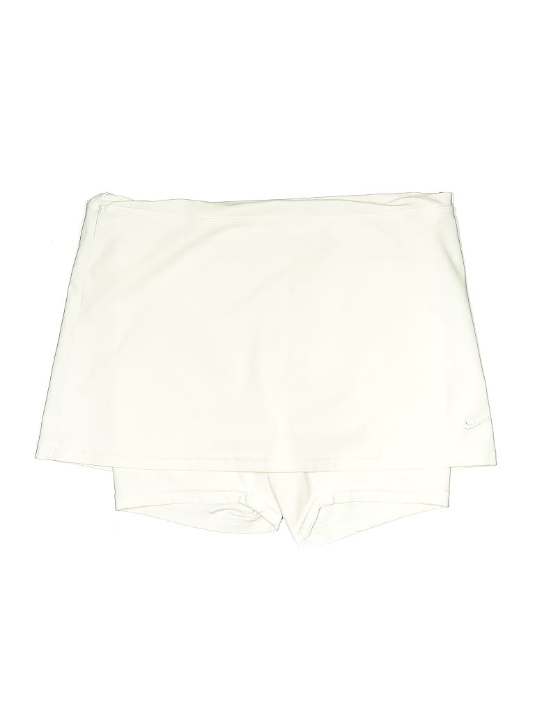 Pre-owned Nike Active Skort In White