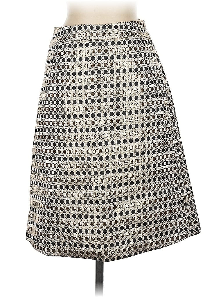 Pre-owned Erin Erin Fetherston Formal Skirt In Gray