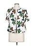 Akris Punto 100% Baumwolle Tropical White Jacket Size 12 - photo 1