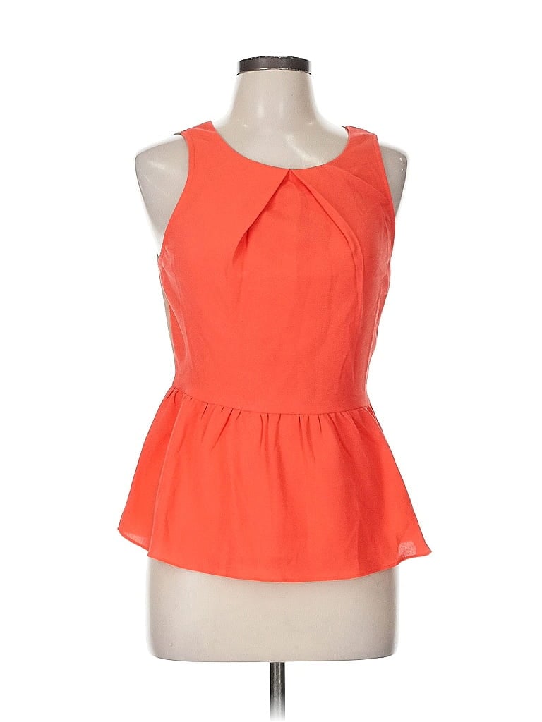 Sugar Lips 100% Polyester Orange Sleeveless Blouse Size M - photo 1
