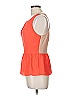 Sugar Lips 100% Polyester Orange Sleeveless Blouse Size M - photo 4