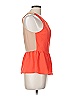 Sugar Lips 100% Polyester Orange Sleeveless Blouse Size M - photo 3