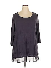 Logo By Lori Goldstein 3/4 Sleeve T Shirt
