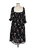 Reformation 100% Viscose Floral Black Casual Dress Size 1X - photo 2