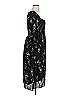 Reformation 100% Viscose Floral Black Casual Dress Size 1X - photo 3