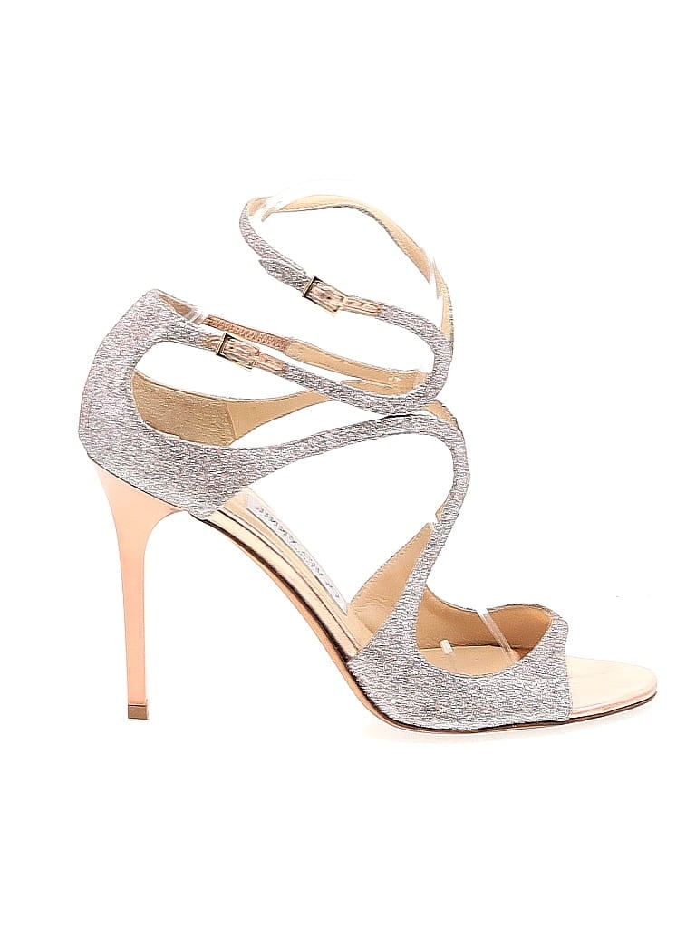 Pre-owned Jimmy Choo Heels In Silver