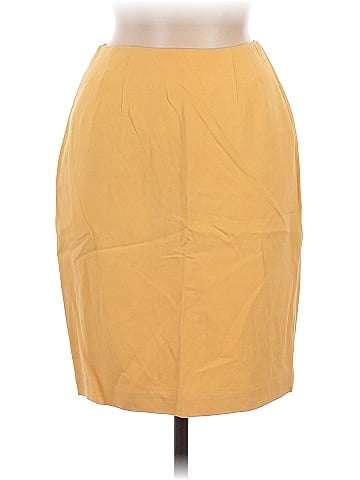 Linda Allard Ellen Tracy Silk Skirt (view 1)
