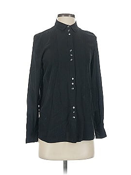 Sézane Long Sleeve Silk Top