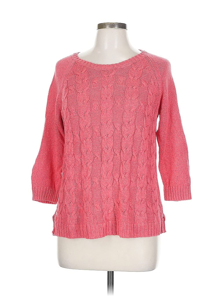 Pre-owned Talbots Pullover Sweater In Pink