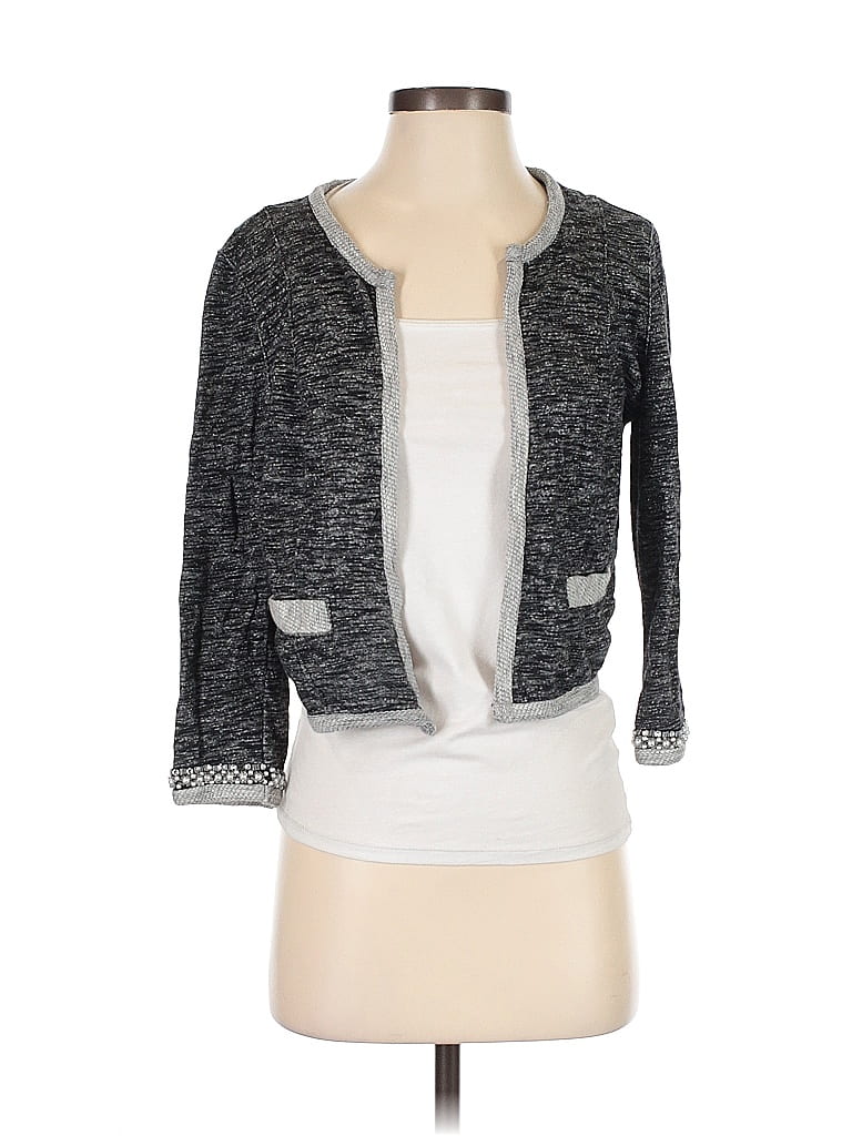 Pre-owned Express Cardigan Sweater In Gray