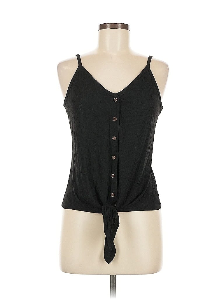Pre-owned Bp. Tank Top Black Halter Neckline Tops